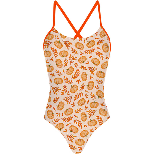 Harvest Glow - Tieback One Piece Swimsuit