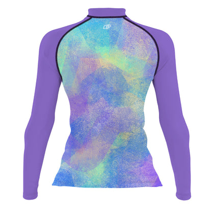 Abstract Marks - Surf Rash Guard UPF50+ de Manga Larga para Mujer