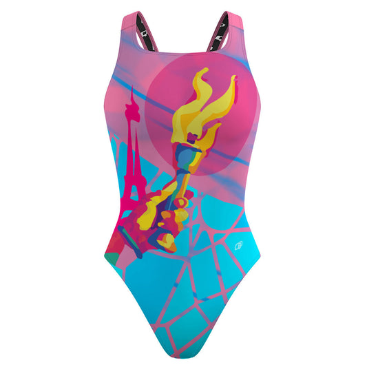 Olympic Torch 2024 - Classic Strap Swimsuit