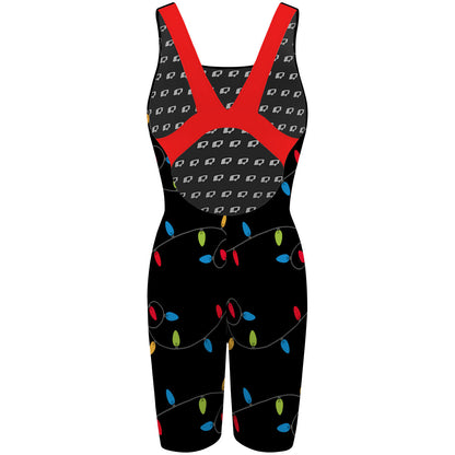 Christmas lights - Classic Strap Long Knee Women Jammer