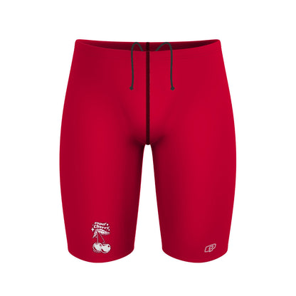 Cherry Cute - Solid Jammer Swimsuit
