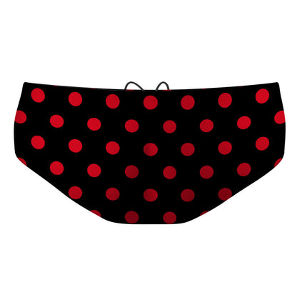 Red-Black Polka Dots - Classic Brief Swimsuit