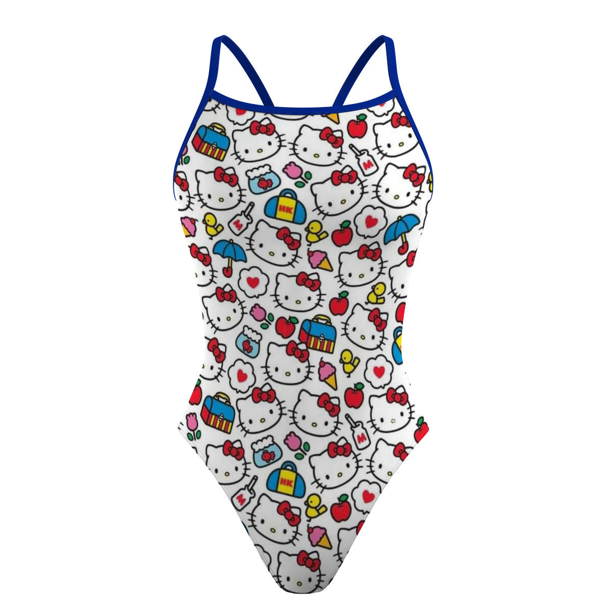 kitty traje blanco - Traje de Baño Sunback Tank