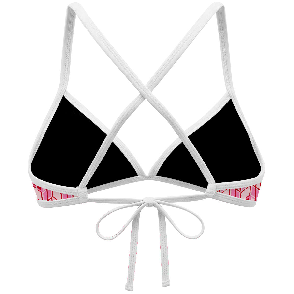 Red Ikat - Bikini Top Tieback