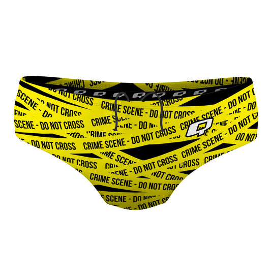 Do Not Cross - Classic Brief Swimsuit