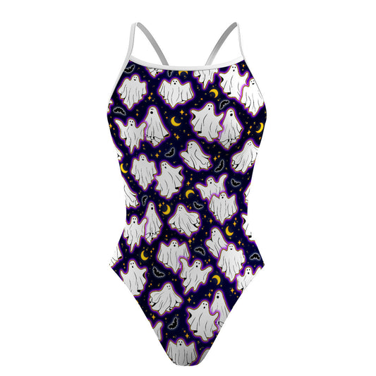 Boo-Tiful Night - Sunback Tank Swimsuit