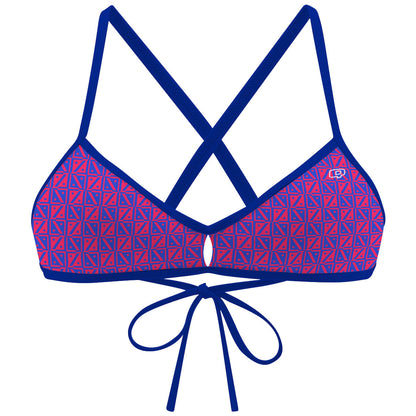 Diamond Grid - Bikini Top Demi