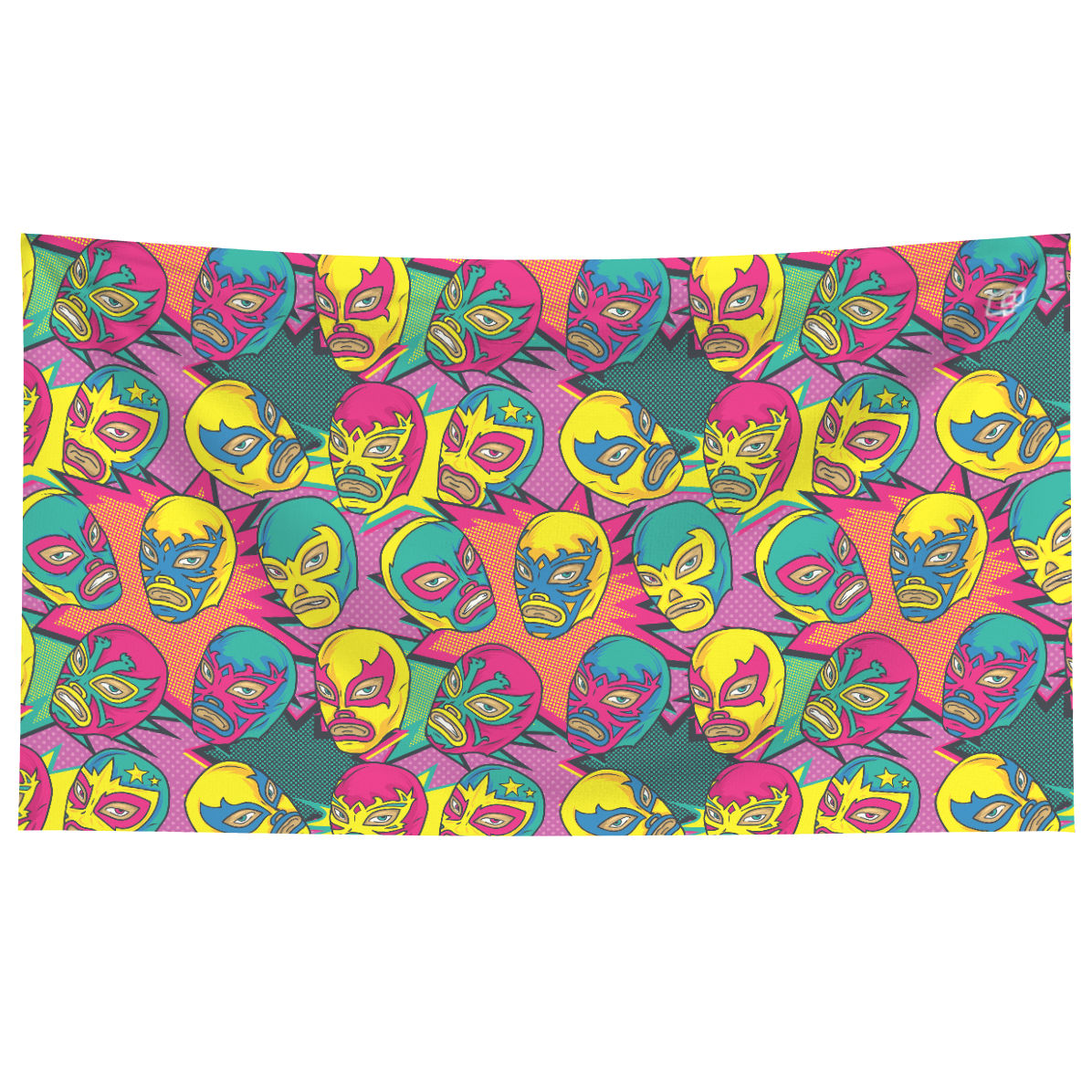 Comic Wrestling Masks - Microfiber Swim Towel