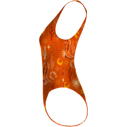 Western Sunset - Traje de Baño High Hip de una pieza