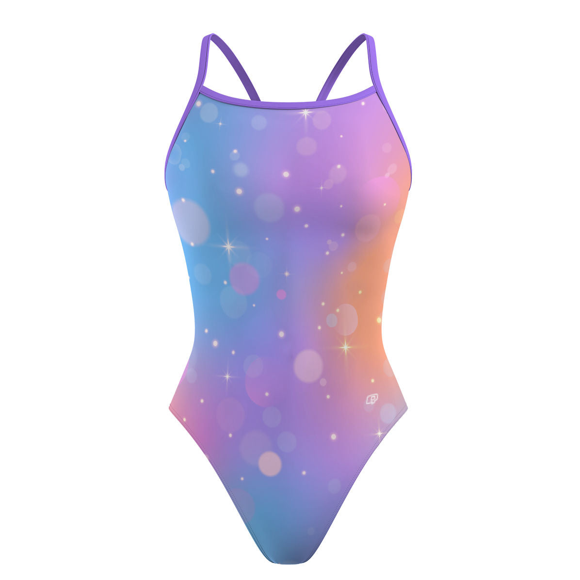 Glinda Bubbles - Sunback Tank Swimsuit