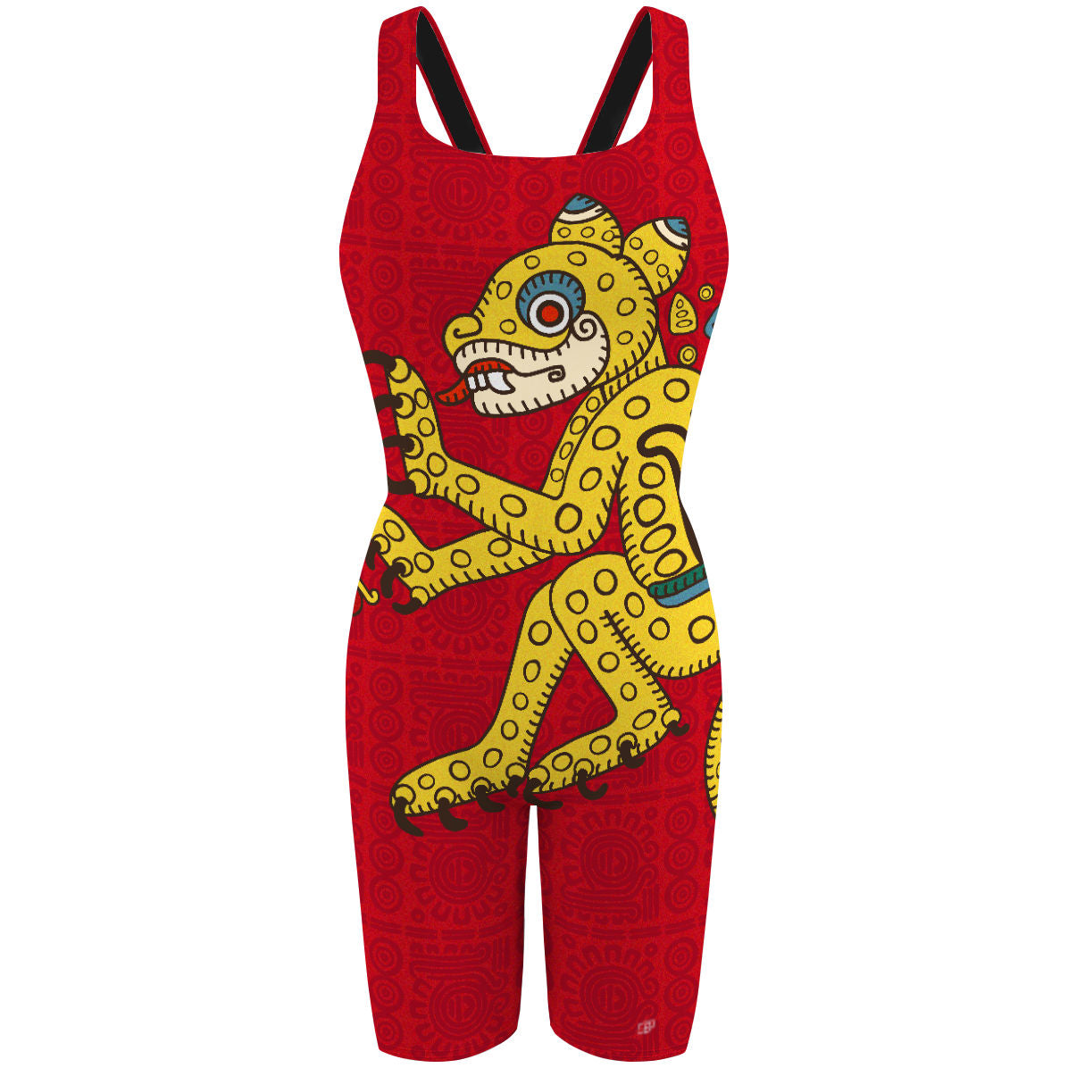 Ocelote Rojo - Traje de Baño Jammer Classic Strap a la rodilla