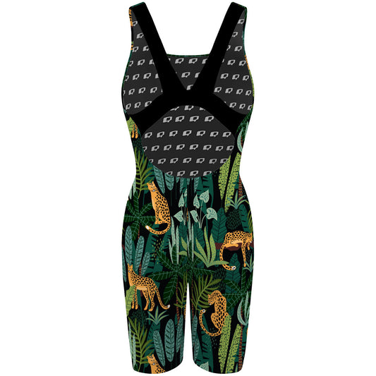 Jaguar Jungle - Classic Strap Long Knee Women Jammer