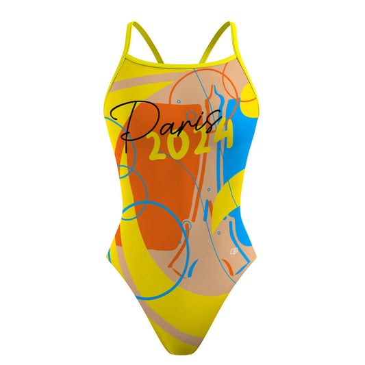 Paris Pop 24 - Sunback Tank Swimsuit