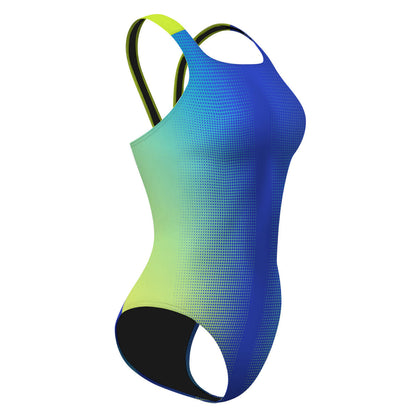 Fade Lagoon - Traje de Baño Classic Strap