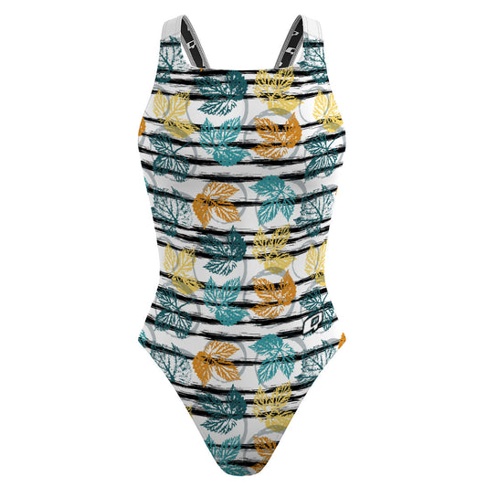 Watercolor Leafs - Classic Strap Swimsuit