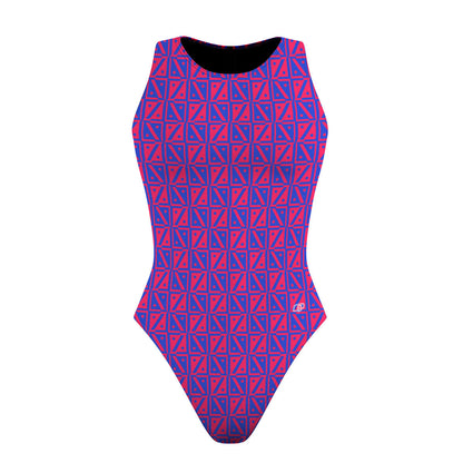 Diamond Grid - Traje de baño Waterpolo corte Clásico