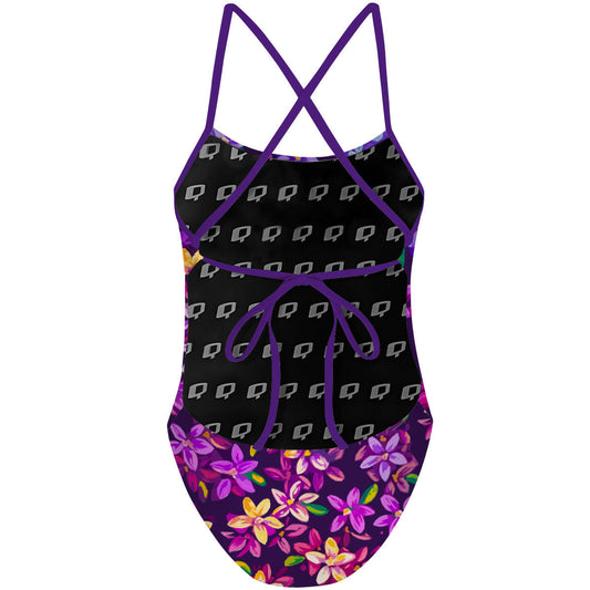 Fairy Flowers - Traje de Baño Tieback de Una pieza