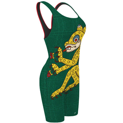 Ocelote Verde - Traje de Baño Jammer Classic Strap a la rodilla