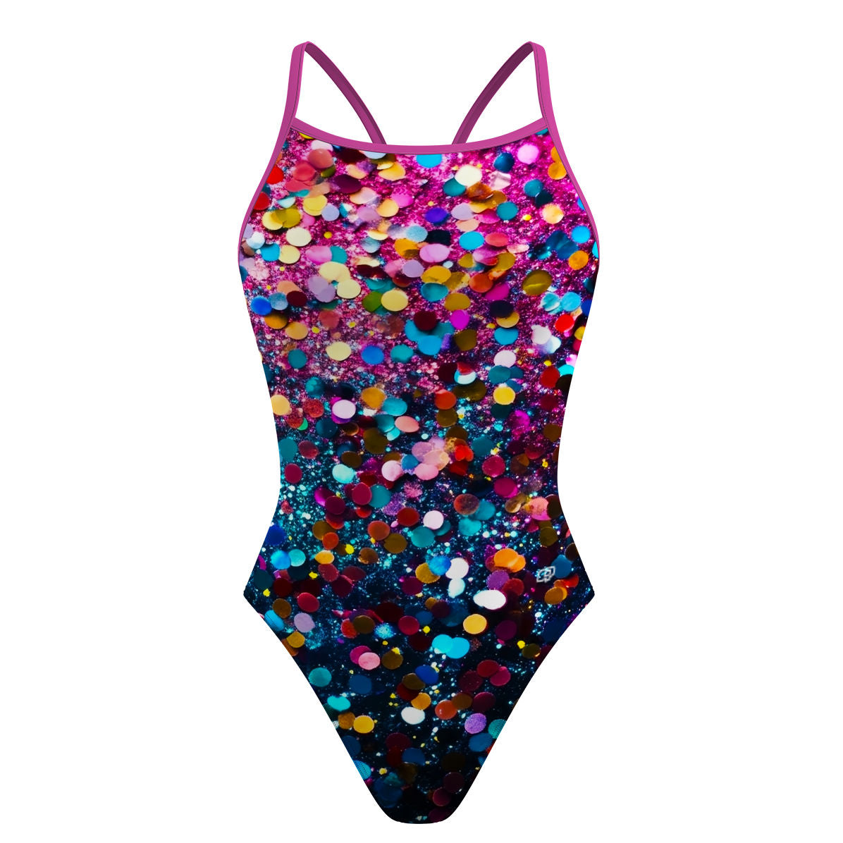 Glitter Party - Skinny Strap Swimsuit