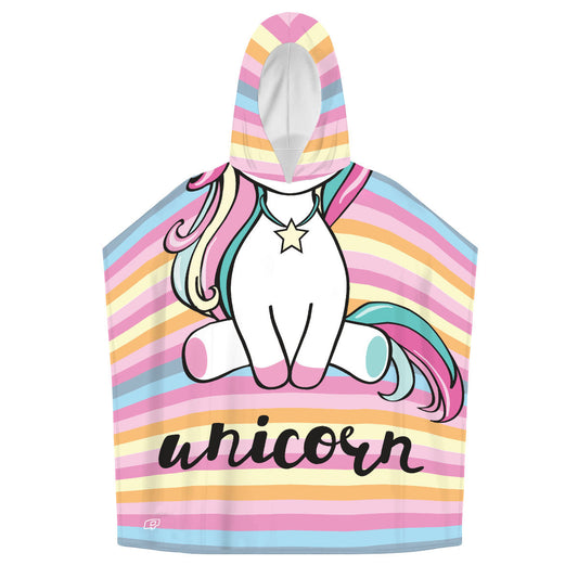 Unicornio - Kids Poncho Beach and Pool Towel
