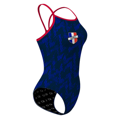France - Skinny Strap Swimsuit