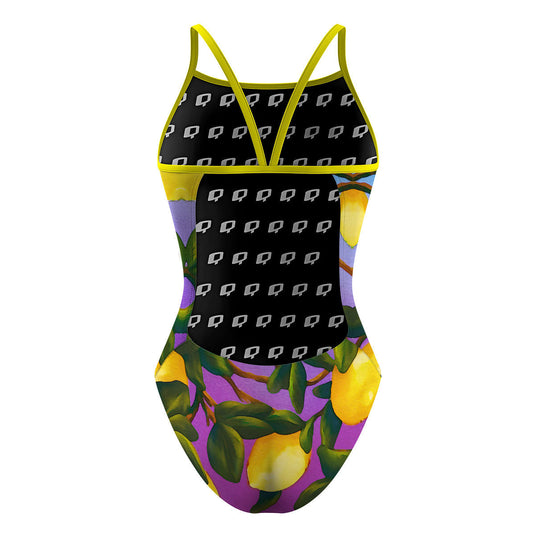 Lemon Squeeze - Traje de Baño Sunback Tank