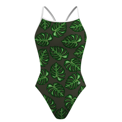 VividGreen - Skinny Strap Swimsuit