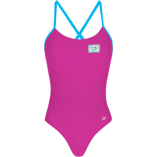 LAU CORDERO - Solid Tieback One Piece Swimsuit - PERSONALIZED