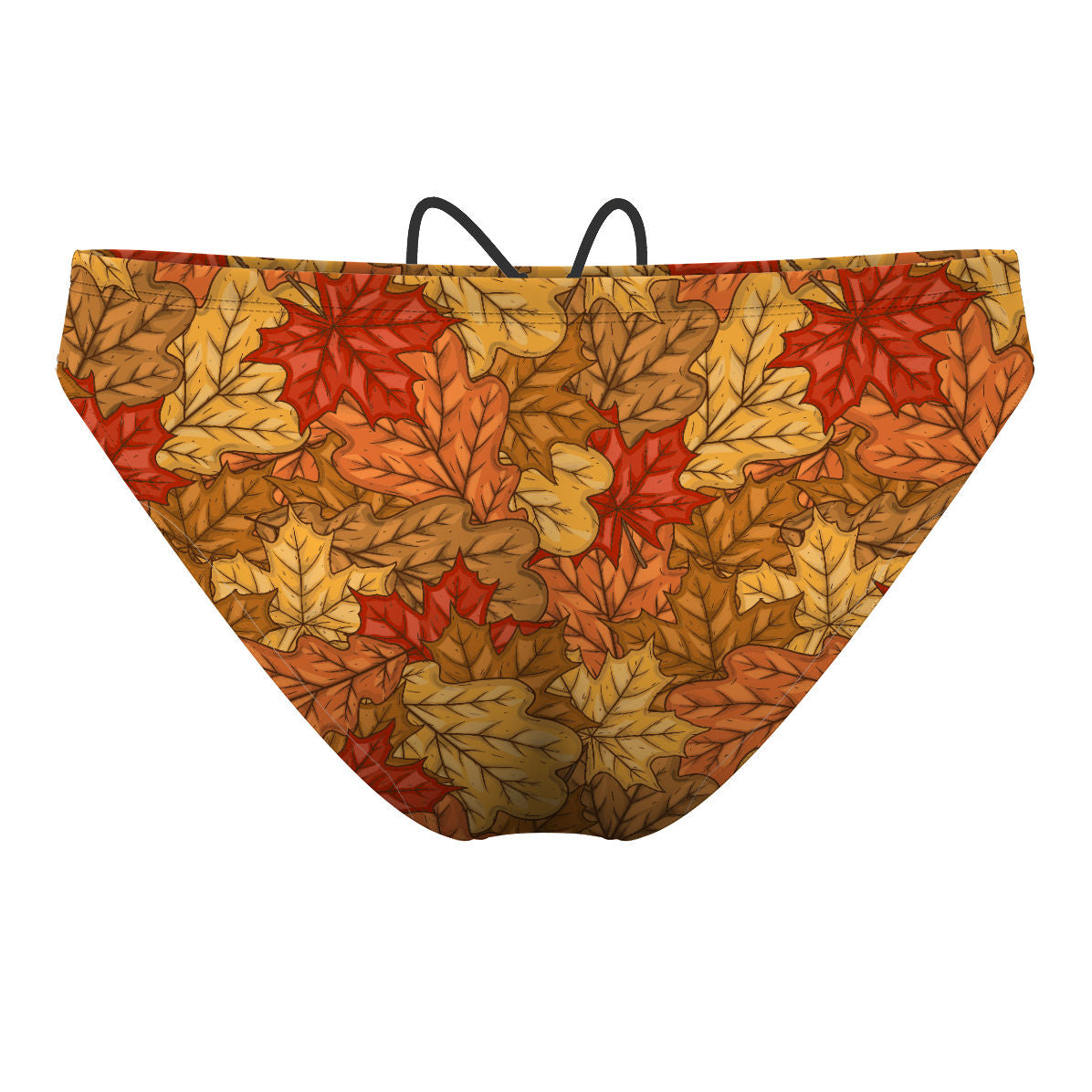 Yellow Leafs - Waterpolo Brief Swimsuit