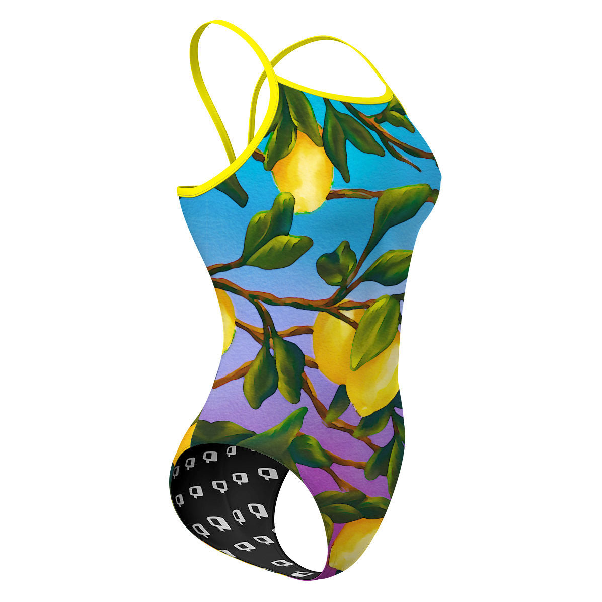 Lemon Squeeze - Traje de Baño Sunback Tank