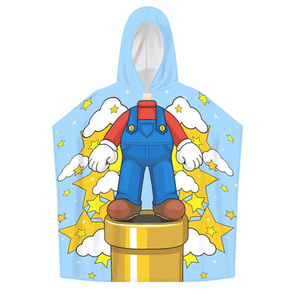 Mamma Mia - Personalized Kids Poncho Beach and Pool Towel