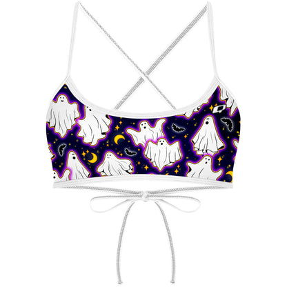 Boo-Tiful Night - Ciara Tieback Bikini Top
