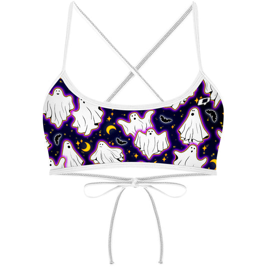 Boo-Tiful Night - Ciara Tieback Bikini Top