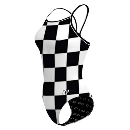 Skater Chic - Skinny Strap Swimsuit