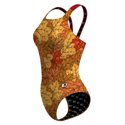 Yellow Leafs - Classic Strap Swimsuit