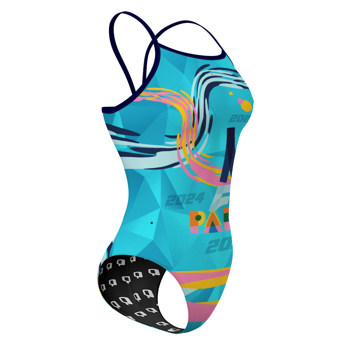 Paris Ribbon 2024 - Sunback Tank Swimsuit