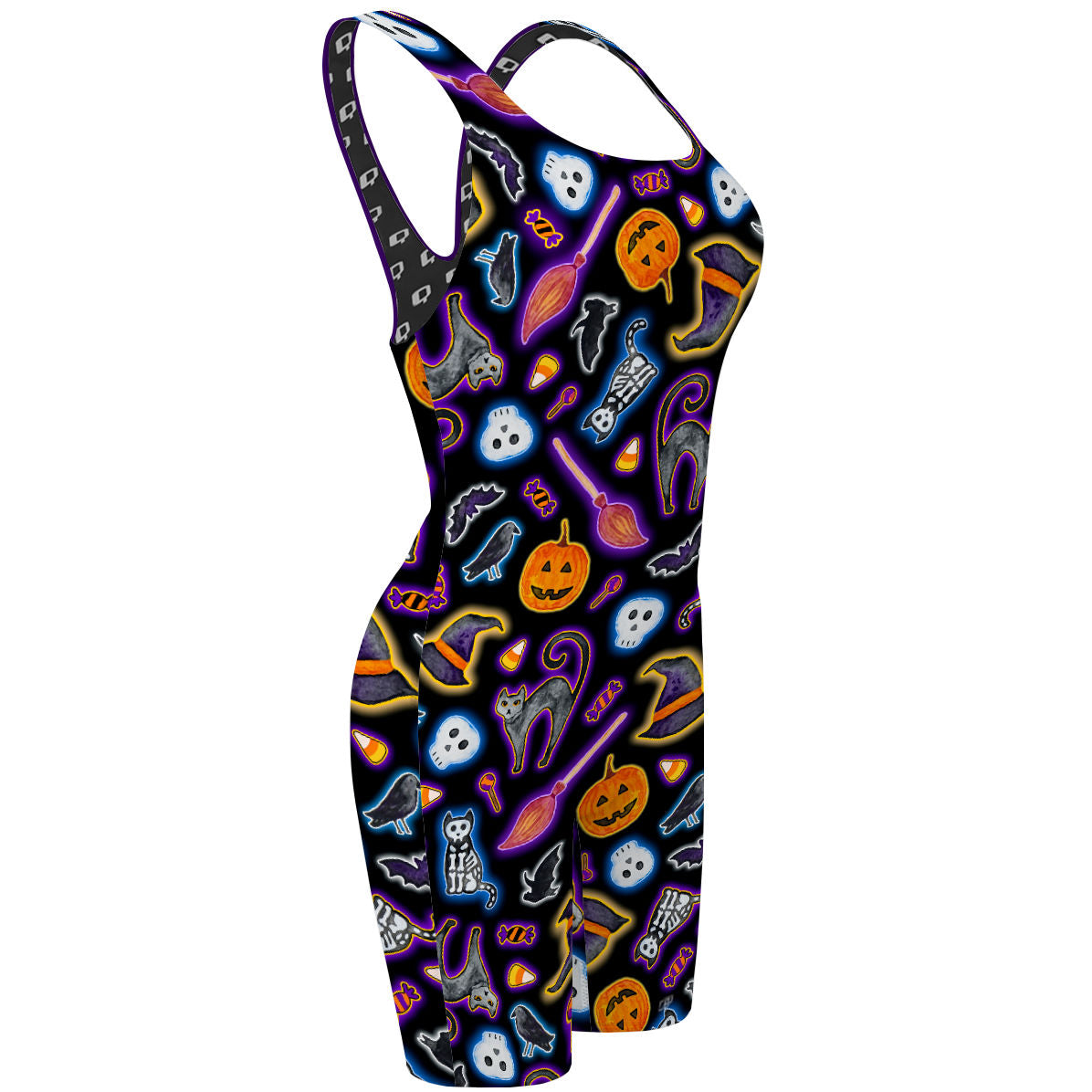 Halloween Trick or Treat - Classic Strap Long Knee Women Jammer