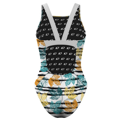 Watercolor Leafs - Classic Strap Swimsuit