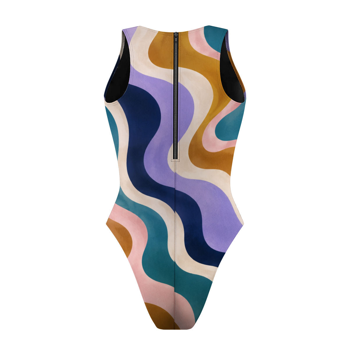Retro Wave - Traje de Baño Waterpolo corte Cheeky