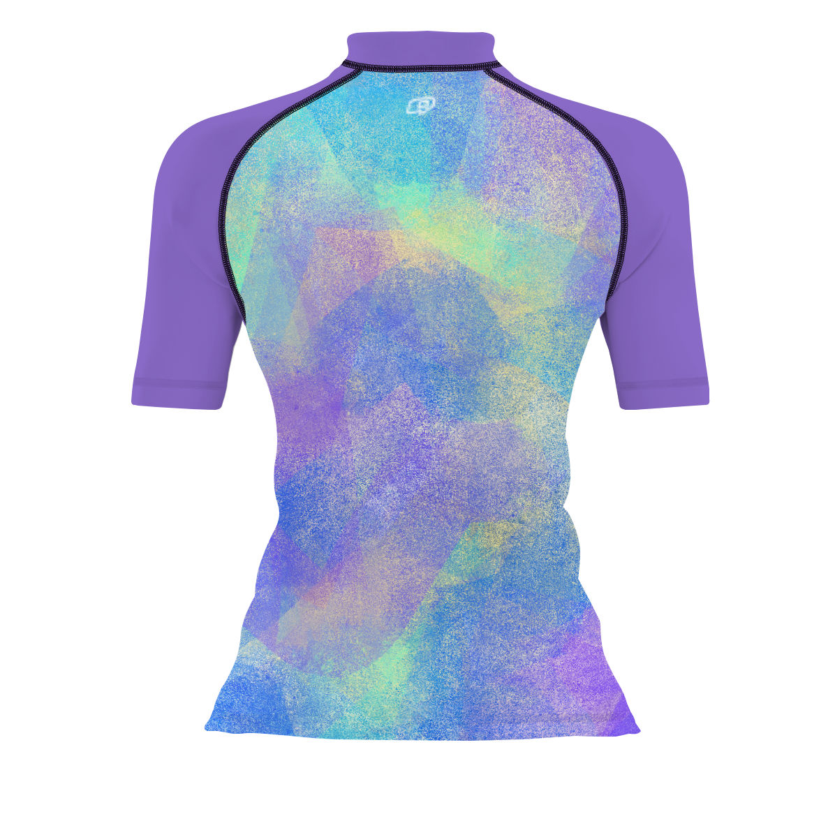 Abstract Marks - Surf Rash Guard UPF50+ de Manga Corta para Mujer