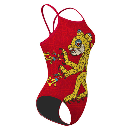 Ocelote Rojo - Traje de baño Skinny strap