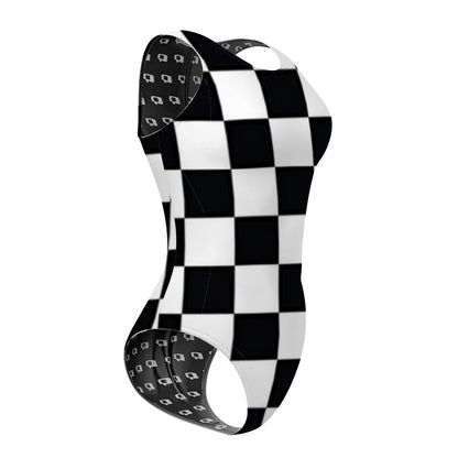 Skater Chic - Women's Waterpolo Swimsuit Classic Cut