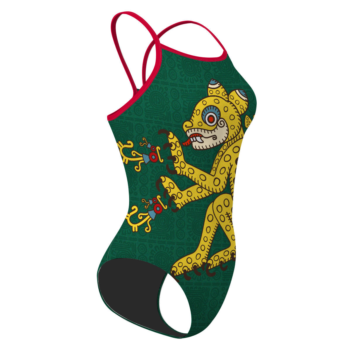 Ocelote Verde - Traje de baño Skinny strap