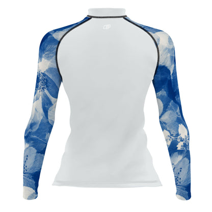 Cyanotype - Surf Rash Guard UPF50+ de Manga Larga para Mujer