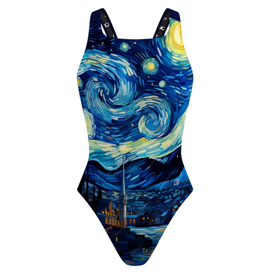 Noche estrellada - Classic Strap Swimsuit