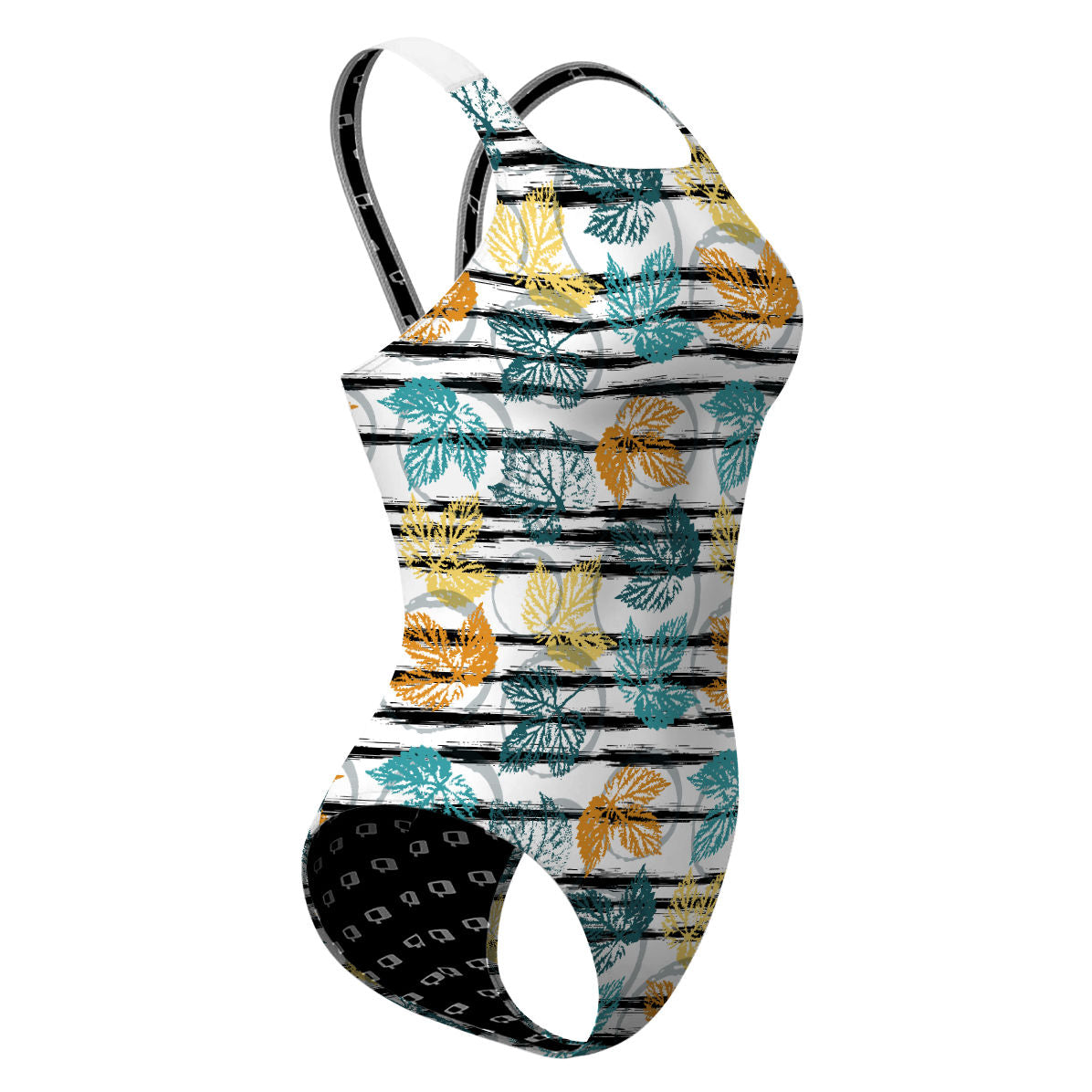 Watercolor Leafs - Classic Strap Swimsuit
