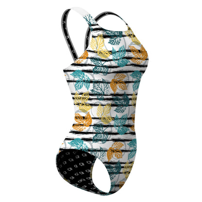 Watercolor Leafs - Classic Strap Swimsuit