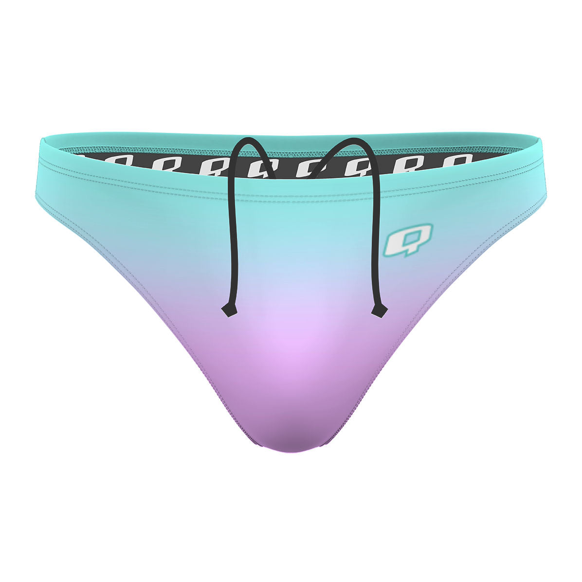 Pink and blue - Waterpolo Brief Swimsuit