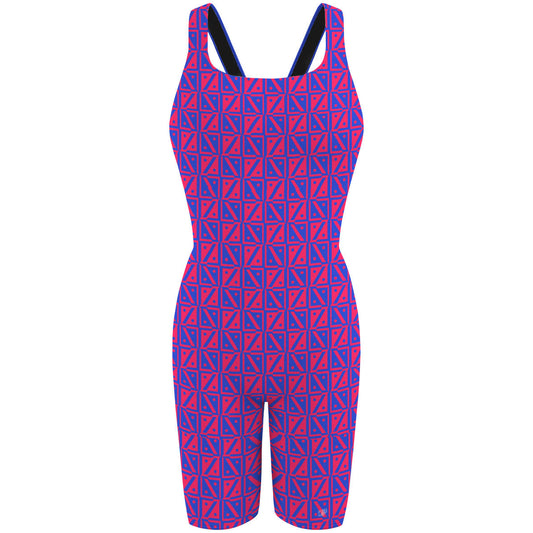 Diamond Grid - Traje de Baño Jammer Classic Strap a la rodilla