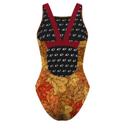 Yellow Leafs - Classic Strap Swimsuit